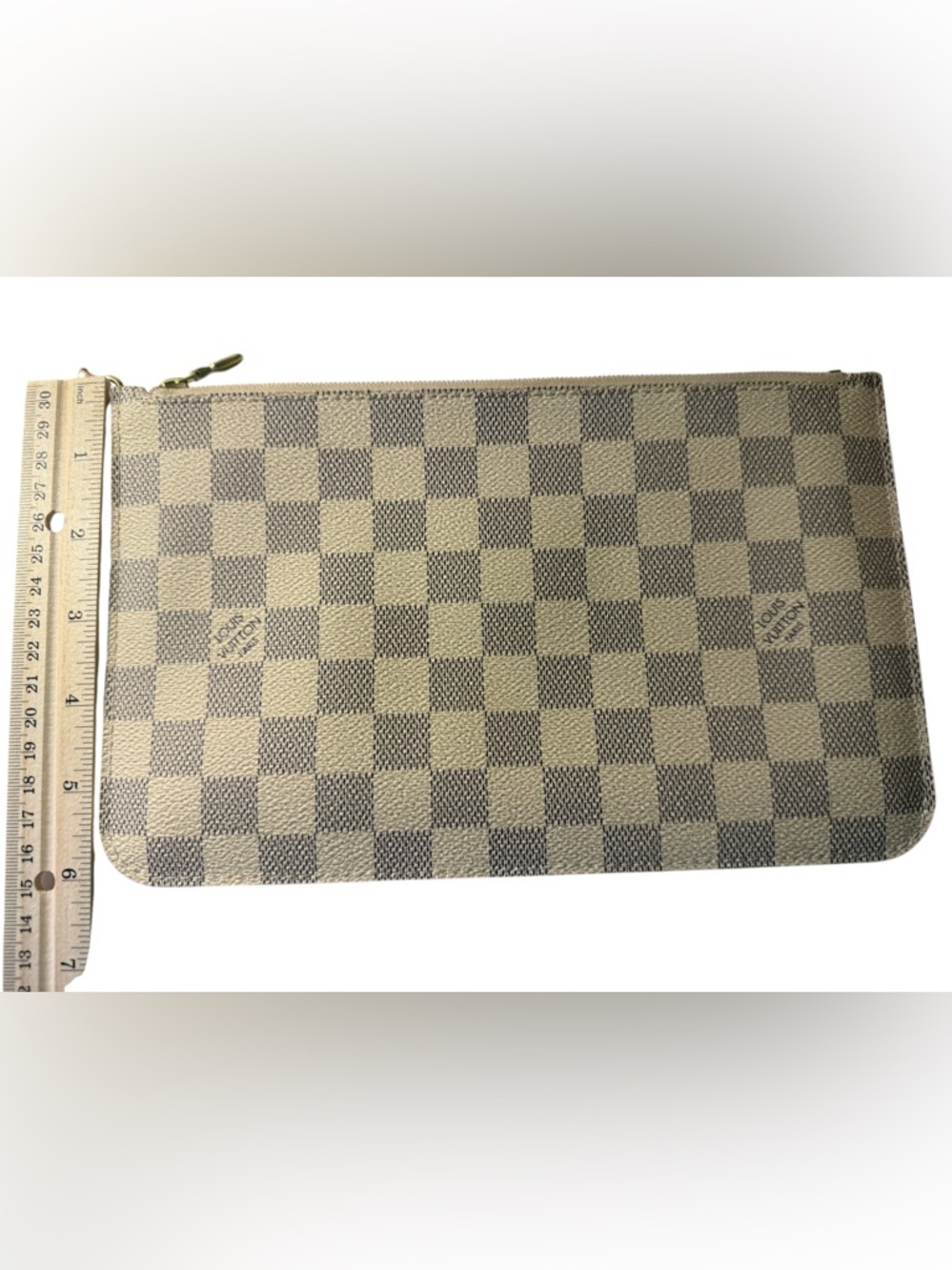 Louis Vuitton Damier Azur Pouchette Clutch Wristlet - Picture 15 of 16
